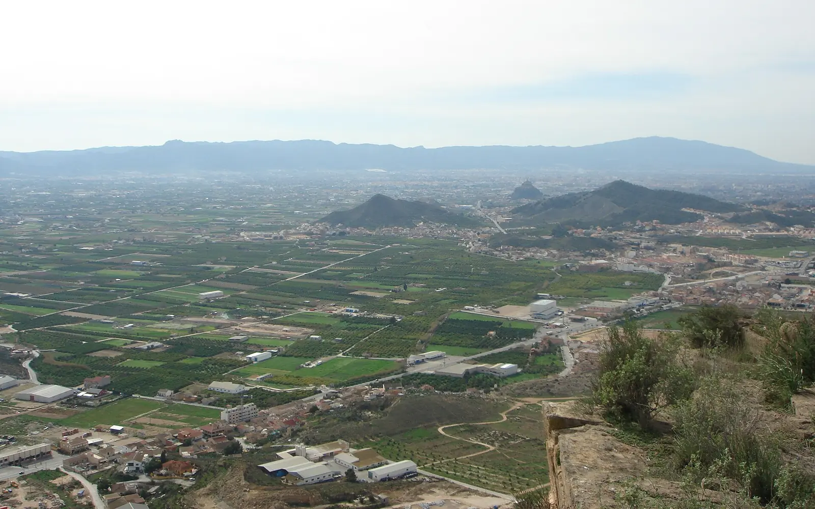 Paisaje de la huerta de Murcia