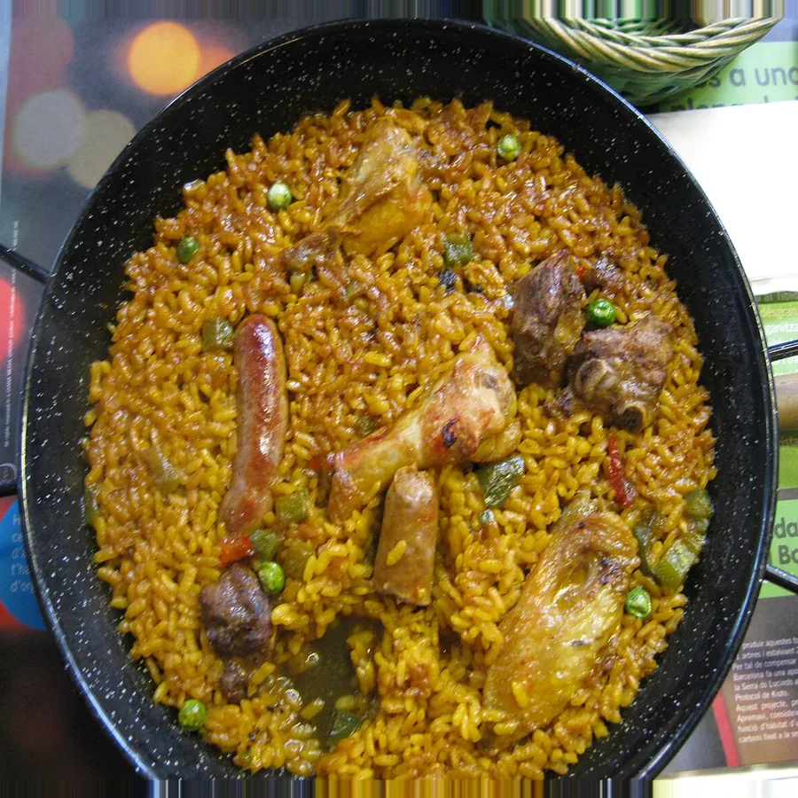 Arroz de magra a la leña en La Granja, Aljucer